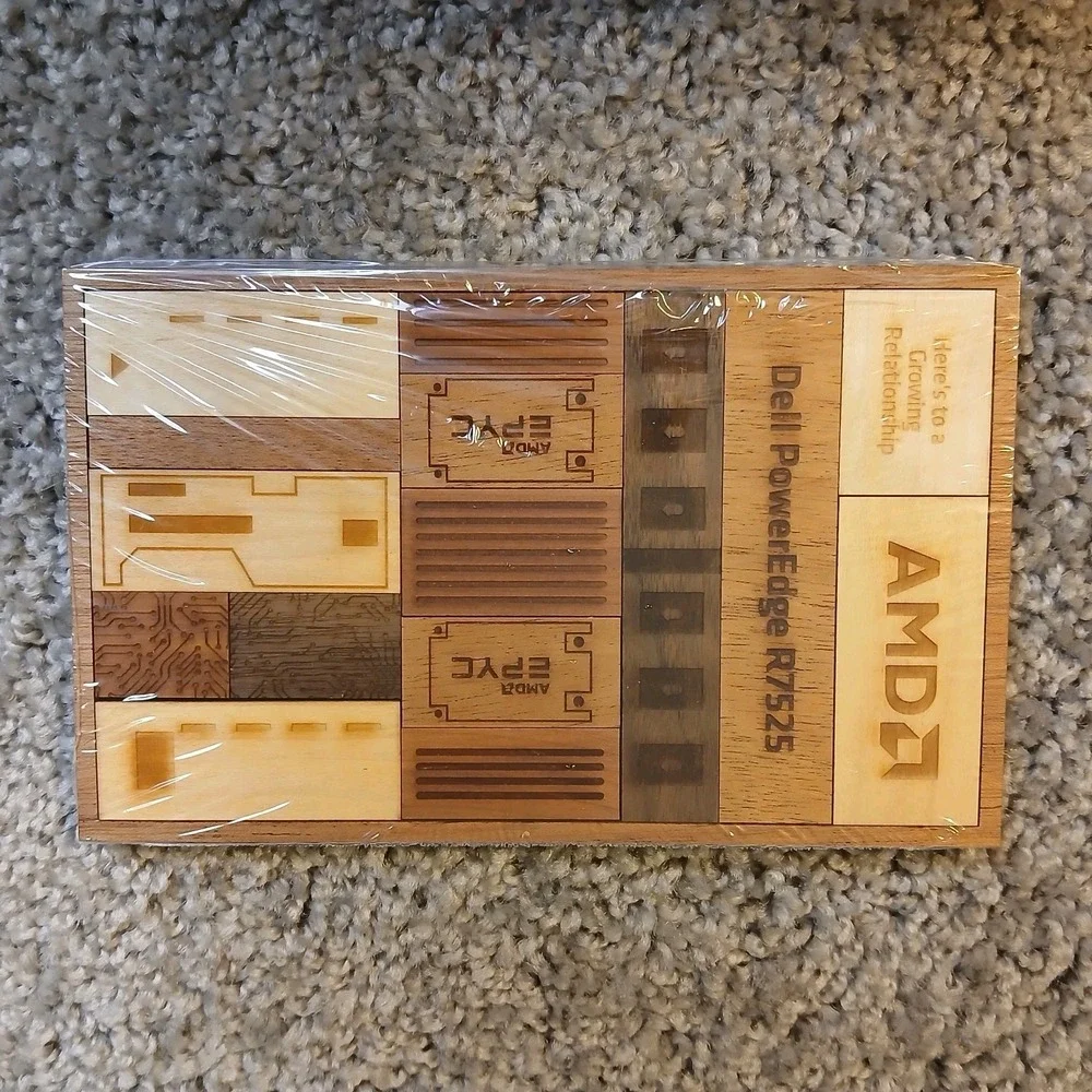 AMD EPYC Processors Decorative Wooden Puzzle